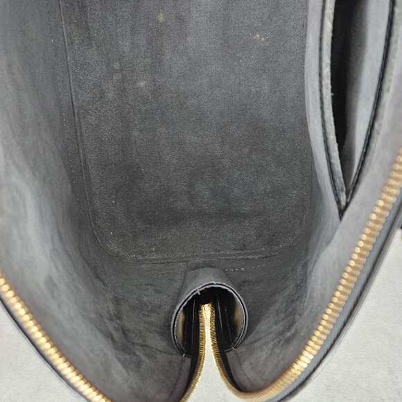 Louis Vuitton Black Epi Leather Alma PM Tote Bag Purse Handbag with COA - Picture 13 of 16
